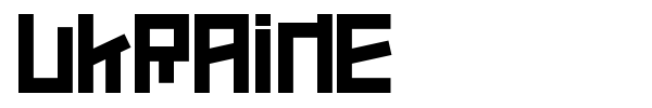 Ukraine font preview